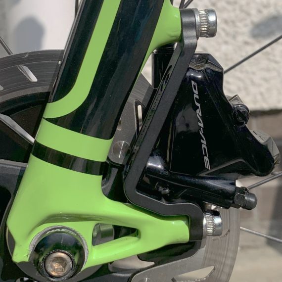 DuraAce Caliper on Cannondale Post Mount Fork