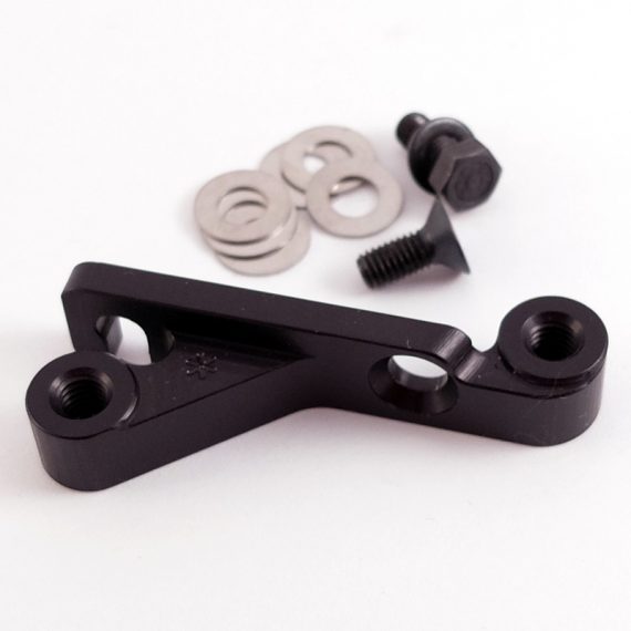 Adapter for flat mount caliper on is mount frame a s solutions