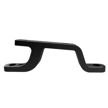 Rendering of flat mount adapter for 180 mm front rotor