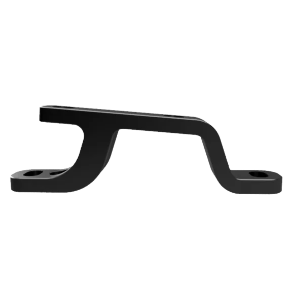 Rendering of flat mount adapter for 180 mm front rotor